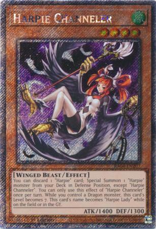 Harpie Channeler RA04 EN207 Platinum Secret Rare 1st Edition Quarter Century Stampede 1st Edition Singles Harpie Channeler RA04 EN207 Platinum Secret Rare 1st Edition Quarter Century Stampede 1st Edition Singles