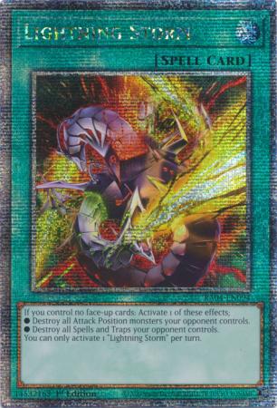 Lightning Storm RA04-EN094 Prices | YuGiOh Quarter Century