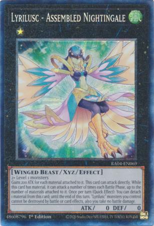 Lyrilusc Assembled Nightingale RA04 EN069 Collector s Rare 1st Edition Quarter Century Stampede 1st Edition Singles Lyrilusc Assembled Nightingale RA04 EN069 Collector s Rare 1st Edition Quarter Century Stampede 1st Edition Singles