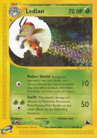 Ledian H14 H32 Holo Skyridge Singles Ledian H14 H32 Holo Skyridge Singles