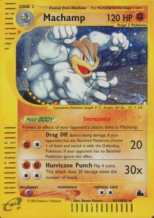 Machamp H15 H32 Holo Skyridge Singles Machamp H15 H32 Holo Skyridge Singles