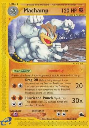 Machamp 16 144 Rare Skyridge Singles Machamp 16 144 Rare Skyridge Singles