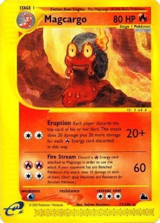 Magcargo 17 144 Rare Skyridge Singles Magcargo 17 144 Rare Skyridge Singles