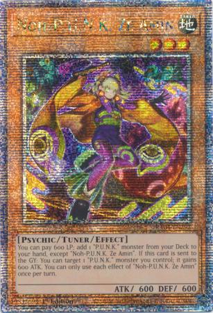 Noh P U N K Ze Amin RA04 EN293 Quarter Century Secret Rare 1st Edition Noh P U N K Ze Amin RA04 EN293 Quarter Century Secret Rare 1st Edition