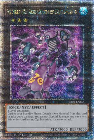 Number 30 Acid Golem of Destruction RA04 EN165 QCR 1st Edition Quarter Century Stampede 1st Edition Singles Number 30 Acid Golem of Destruction RA04 EN165 QCR 1st Edition Quarter Century Stampede 1st Edition Singles
