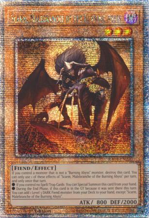 Scarm Malebranche of the Burning Abyss RA04 EN233 QCR 1st Edition Quarter Century Stampede 1st Edition Singles Scarm Malebranche of the Burning Abyss RA04 EN233 QCR 1st Edition Quarter Century Stampede 1st Edition Singles