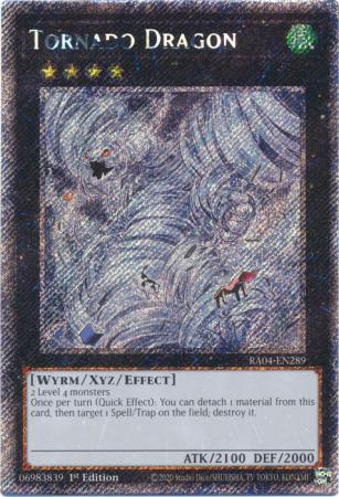 Tornado Dragon RA04 EN289 Platinum Secret Rare 1st Edition Quarter Century Stampede 1st Edition Singles Tornado Dragon RA04 EN289 Platinum Secret Rare 1st Edition Quarter Century Stampede 1st Edition Singles