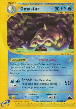 Omastar 23 144 Rare Skyridge Singles Omastar 23 144 Rare Skyridge Singles