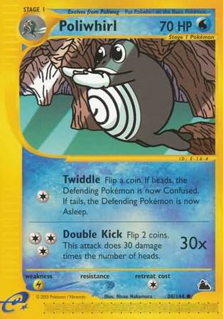 Poliwhirl 88 144 Common Skyridge Singles