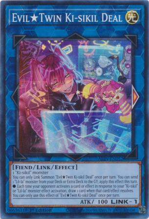 EvilTwin Ki sikil Deal ALIN EN052 Super Rare 1st Edition EvilTwin Ki sikil Deal ALIN EN052 Super Rare 1st Edition