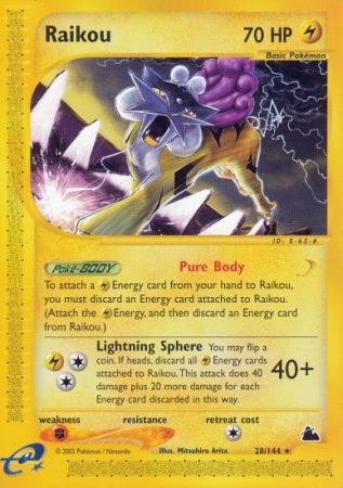 Pokemon XY Breakthrough Raikou - 55/162 - Holo Rare New NM 