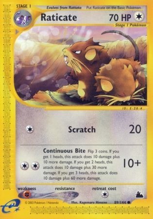 Raticate 89 144 Common Skyridge Singles Raticate 89 144 Common Skyridge Singles