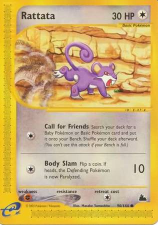 Rattata 90 144 Common Skyridge Singles Rattata 90 144 Common Skyridge Singles