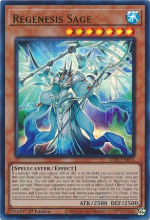 Regenesis Sage ALIN EN014 Ultra Rare 1st Edition Regenesis Sage ALIN EN014 Ultra Rare 1st Edition