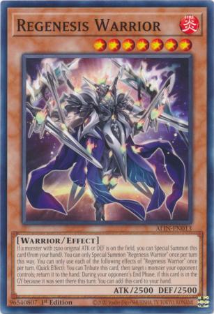 Regenesis Warrior ALIN EN013 Common 1st Edition Regenesis Warrior ALIN EN013 Common 1st Edition