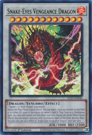 Snake-Eyes Vengeance Dragon - Yugioh | TrollAndToad