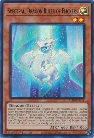 Spectral Dragon Ruler of Flickers ALIN EN018 Ultra Rare 1st Edition Spectral Dragon Ruler of Flickers ALIN EN018 Ultra Rare 1st Edition