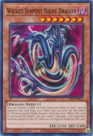 Wicked Serpent Night Dragon - Yugioh | TrollAndToad