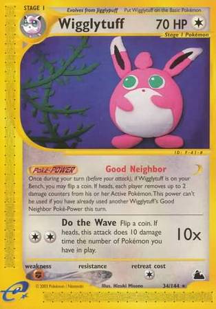 Wigglytuff 34 144 Rare Skyridge Singles Wigglytuff 34 144 Rare Skyridge Singles