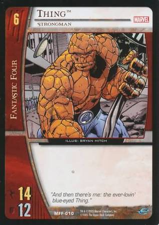 Thing Strongman MFF 010 Common Vs System Marvel Fantastic Four Starter Thing Strongman MFF 010 Common Vs System Marvel Fantastic Four Starter