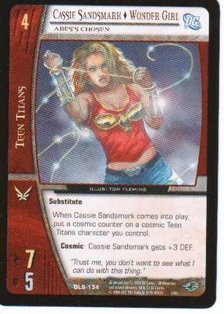 Cassie Sandsmark Wonder Girl Ares s Chosen DLS 134 Common Vs System DC Legion of Super Heroes Cassie Sandsmark Wonder Girl Ares s Chosen DLS 134 Common Vs System DC Legion of Super Heroes