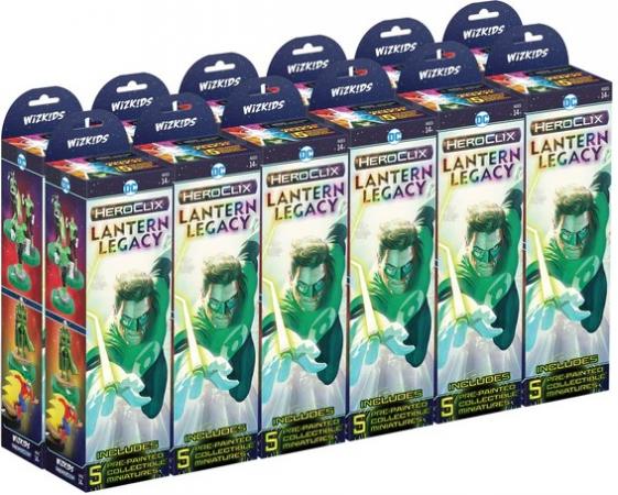 DC Heroclix Lantern Legacy Booster Brick Lantern Legacy Sealed Product DC Heroclix Lantern Legacy Booster Brick Lantern Legacy Sealed Product