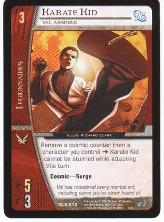 Karate Kid Val Armorr DLS 013 Common Vs System DC Legion of Super Heroes Karate Kid Val Armorr DLS 013 Common Vs System DC Legion of Super Heroes