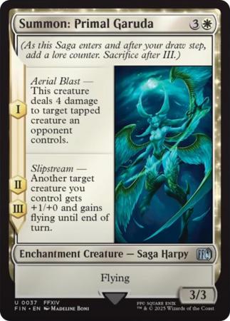 Summon Primal Garuda 0037 Summon Primal Garuda 0037