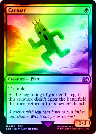 Cactuar 0177 Foil Universes Beyond Final Fantasy Foil Singles Cactuar 0177 Foil Universes Beyond Final Fantasy Foil Singles