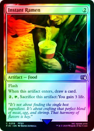Instant Ramen 0259 Foil Universes Beyond Final Fantasy Foil Singles Instant Ramen 0259 Foil Universes Beyond Final Fantasy Foil Singles
