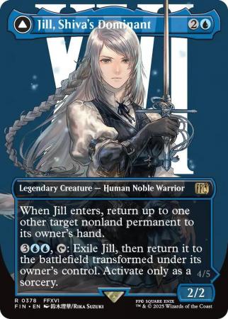 Jill Shiva s Dominant Borderless 0378 Final Fantasy Collector Booster Singles Jill Shiva s Dominant Borderless 0378 Final Fantasy Collector Booster Singles