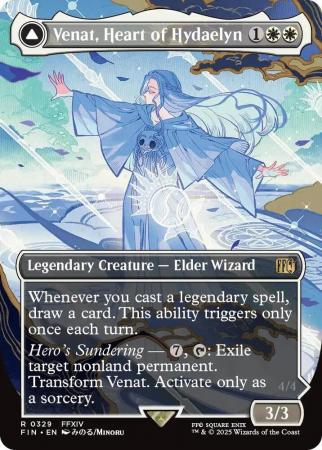 Venat Heart of Hydaelyn Borderless 0329 Final Fantasy Collector Booster Singles Venat Heart of Hydaelyn Borderless 0329 Final Fantasy Collector Booster Singles