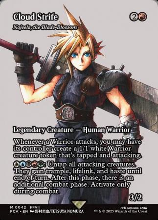 Cloud Strife Najeela the Blade Blossom Showcase 0042 Final Fantasy Through the Ages Singles Cloud Strife Najeela the Blade Blossom Showcase 0042 Final Fantasy Through the Ages Singles