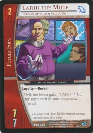 Tarik the Mute Legion of Super Villains DLS 065 Common Vs System DC Legion of Super Heroes Tarik the Mute Legion of Super Villains DLS 065 Common Vs System DC Legion of Super Heroes