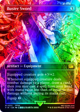 Buster Sword (Borderless) - Magic | TrollAndToad