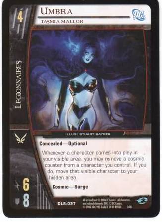 Umbra Tasmia Mallor DLS 027 Common Vs System DC Legion of Super Heroes Umbra Tasmia Mallor DLS 027 Common Vs System DC Legion of Super Heroes