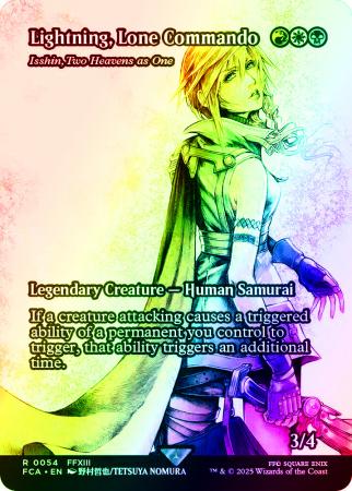 Foil 孤高の戦士ライトニングLightning, Lone Commando Lightning, Lone Commando - Isshin, Two Heavens As One Foil