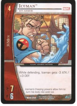 Iceman Ice Armor MXS 004 Common Vs System Marvel X Men Starter Iceman Ice Armor MXS 004 Common Vs System Marvel X Men Starter