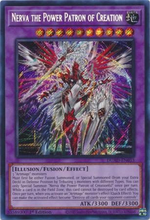 遊戯王 DUAD-EN033 創獄神ネルヴァ Nerva the Power Patron of Creation (英語版 1st Edition スターライトレア) Duelist’s Advance Nerva the Power Patron of Creation [Starlight Rare] DUAD