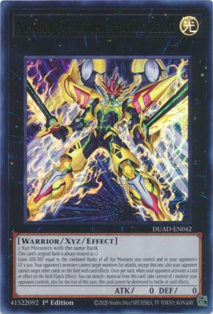 遊戯王 DUAD-EN042 ＦＮｏ．０ 未来皇ホープ・ゼアル Number F0: Utopic Future Zexal (英語版 1st Edition スターライトレア) Duelist’s Advance 遊戯王 DUAD-EN042 FNo．0 未来皇ホープ・ゼアル Number F0