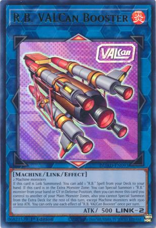 R B VALCan Booster DUAD EN093 Ultra Rare 1st Edition Duelist s Advance 1st Edition Singles R B VALCan Booster DUAD EN093 Ultra Rare 1st Edition Duelist s Advance 1st Edition Singles