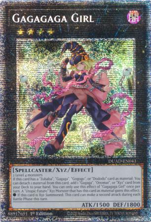Gagagaga Girl - Duelist's Advance 1st Edition - Yugioh