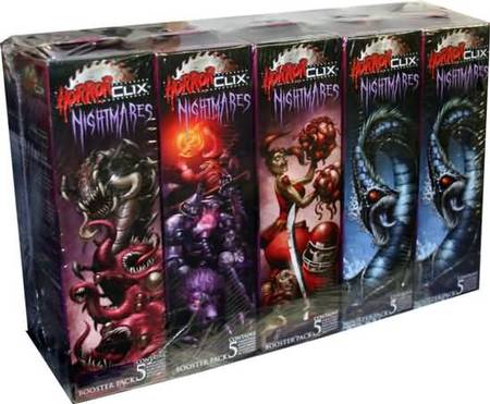 Nightmares Sealed Brick of 10 Boosters HorrorClix Nightmares Sealed Brick of 10 Boosters HorrorClix
