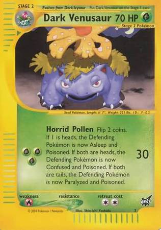 Dark Venusaur - 7 - Promo