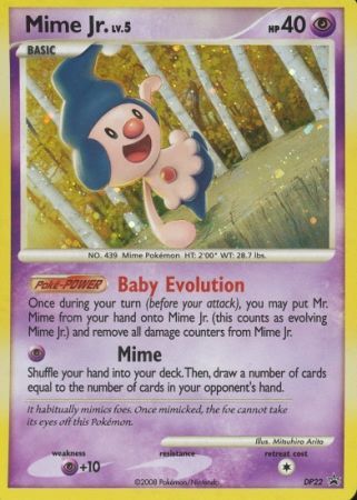 Mime Jr DP22 Holo Promo Mime Jr DP22 Holo Promo