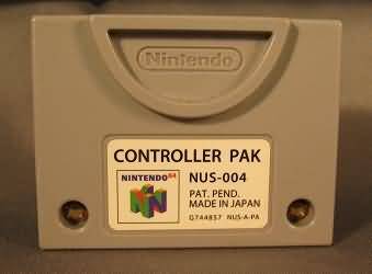 N64 Controller Pack Memory Card Video Game Accessories N64 Controller Pack Memory Card Video Game Accessories