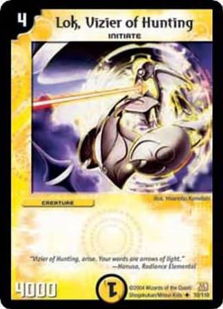 Lok Vizier of Hunting Duelmasters Base Set Singles DM 01 Lok Vizier of Hunting Duelmasters Base Set Singles DM 01