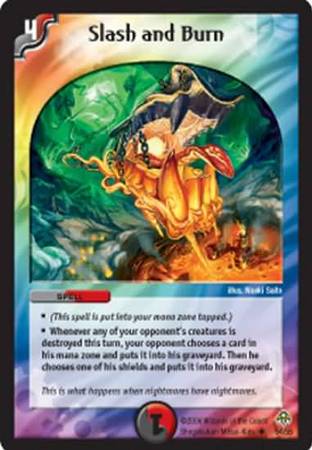 Slash and Burn Duelmasters Blastosplosion of Gigantic Rage Singles DM 11 Slash and Burn Duelmasters Blastosplosion of Gigantic Rage Singles DM 11