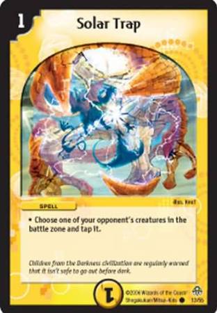 Solar Trap Duelmasters Blastosplosion of Gigantic Rage Singles DM 11 Solar Trap Duelmasters Blastosplosion of Gigantic Rage Singles DM 11