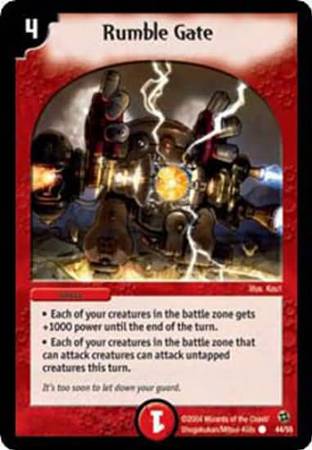 Rumble Gate Duelmasters Evo Crushinators of Doom Singles DM 02 Rumble Gate Duelmasters Evo Crushinators of Doom Singles DM 02